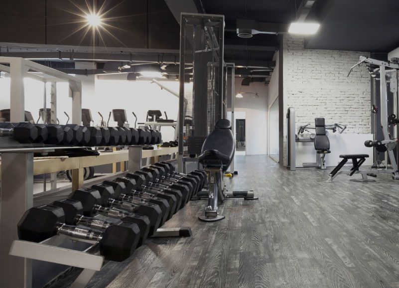 A picture of a training area of the Crave Fitness